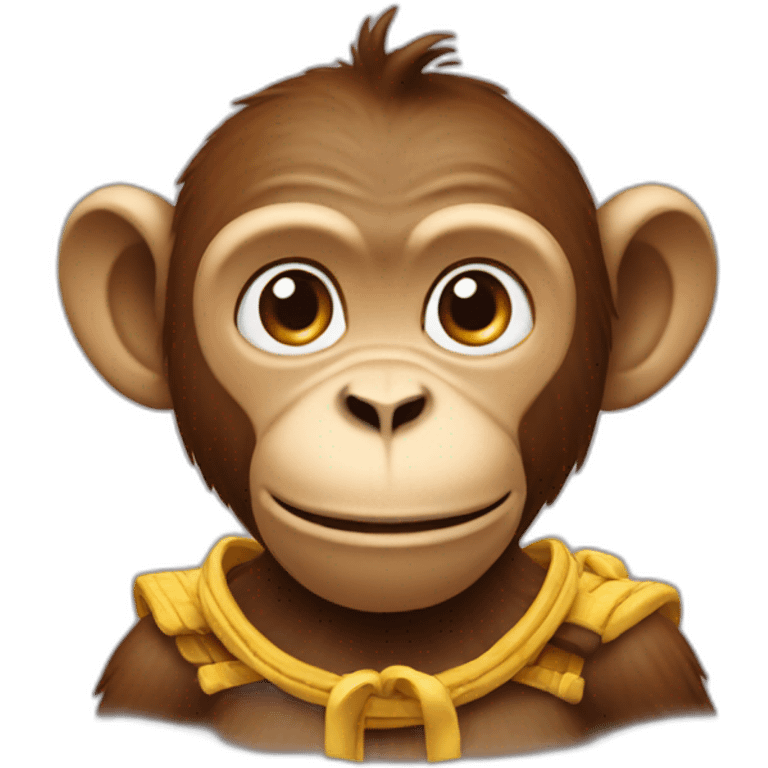 Monkey at mcdonald emoji