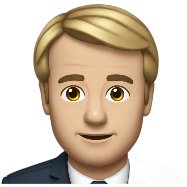 emmanuel-macron head boom emoji