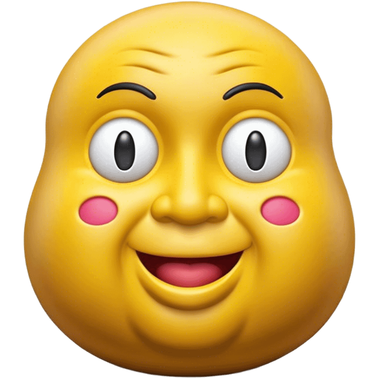 Cinematic Realistic Botero Sculpture Pop Culture Emoji, featuring an exaggerated, whimsical portrayal inspired by the famed sculptor rendered with dynamic textures and vibrant, artistic lighting. emoji