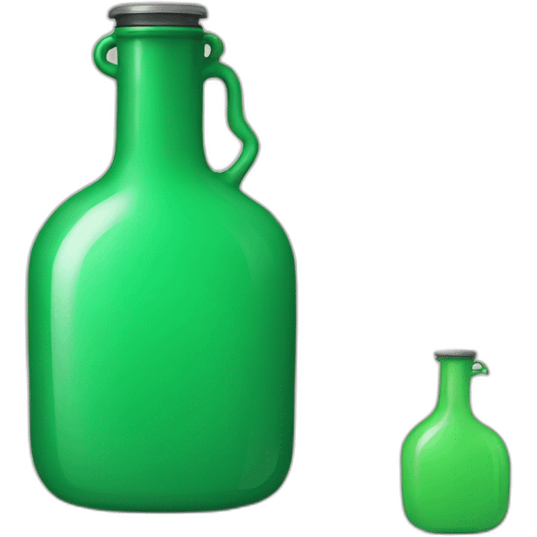 green flask emoji