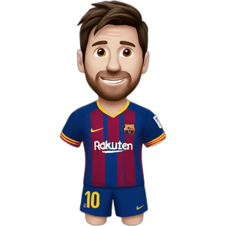 Messi fait caca emoji