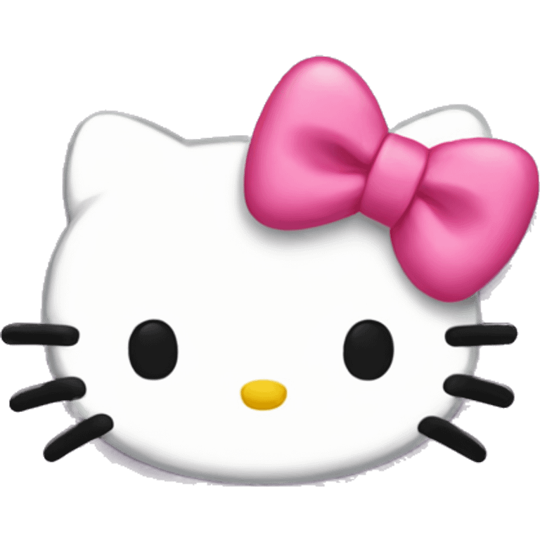 Hello kitty bow  emoji