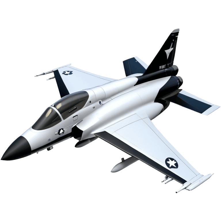 Jet Trainer - T-38 Talon - Northrop Grumman (Model Year: 2021) (Iconic colour: White and black) emoji