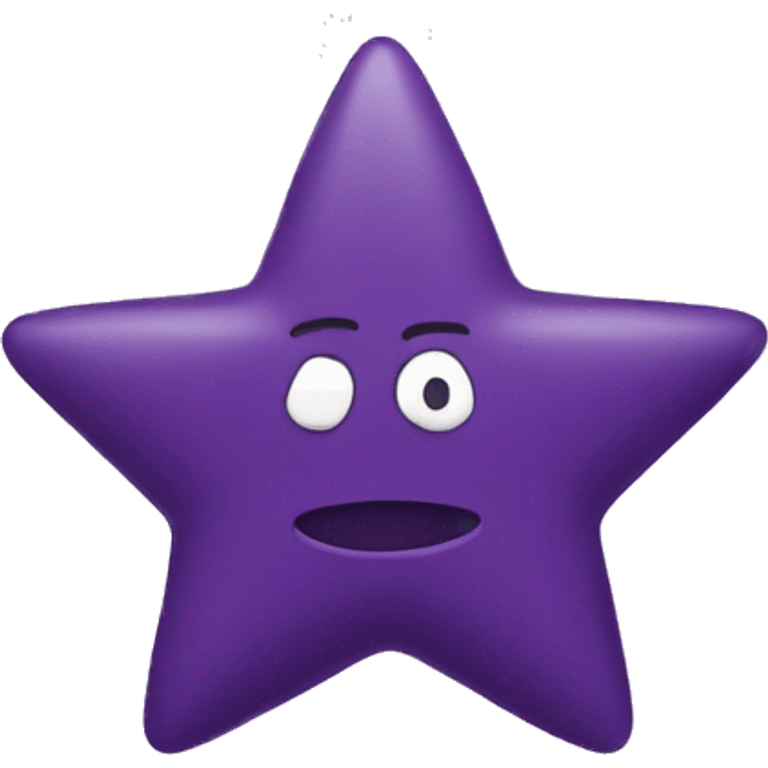 purple star that says owner emoji