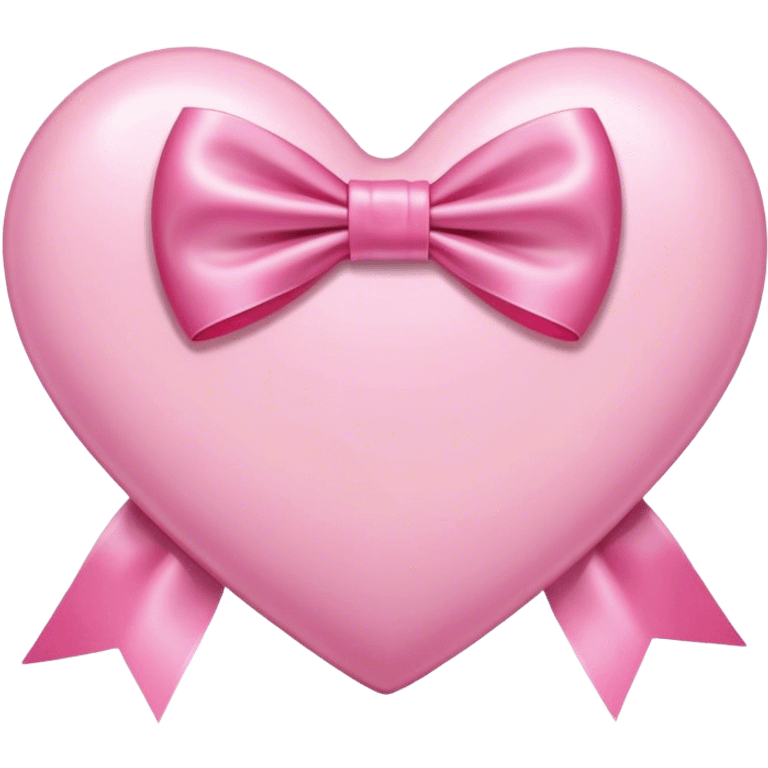 pink heart wit pink bow emoji