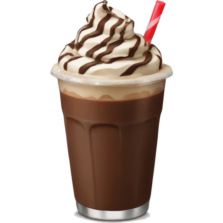 chocolate frappe  emoji