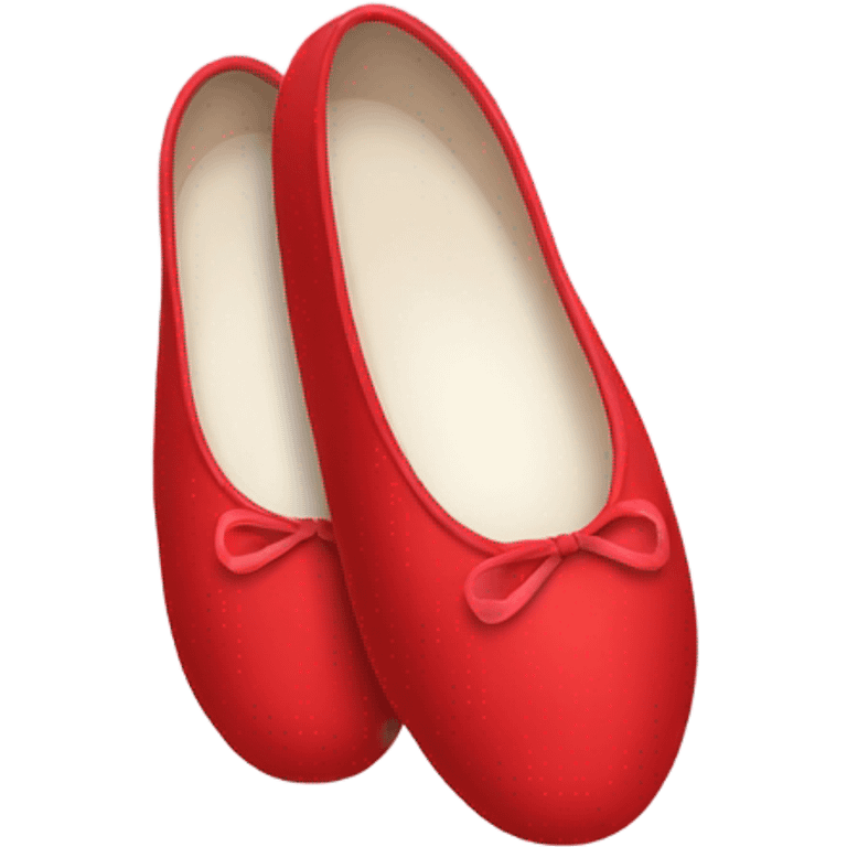 ballet shoes red  emoji