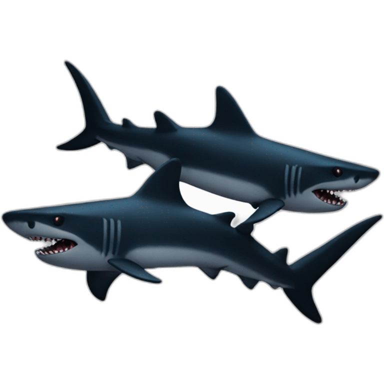 Shadow sharks emoji