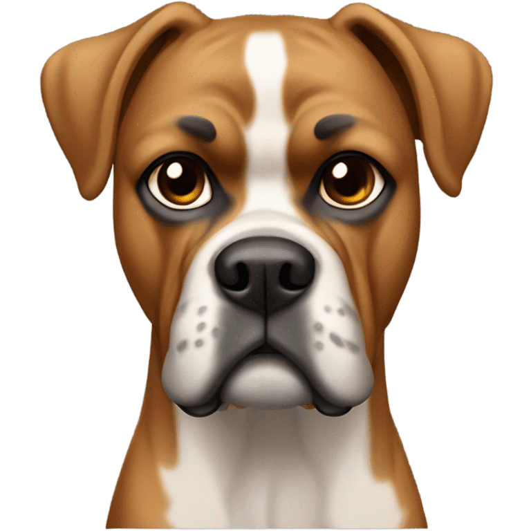 a boxer dog emoji