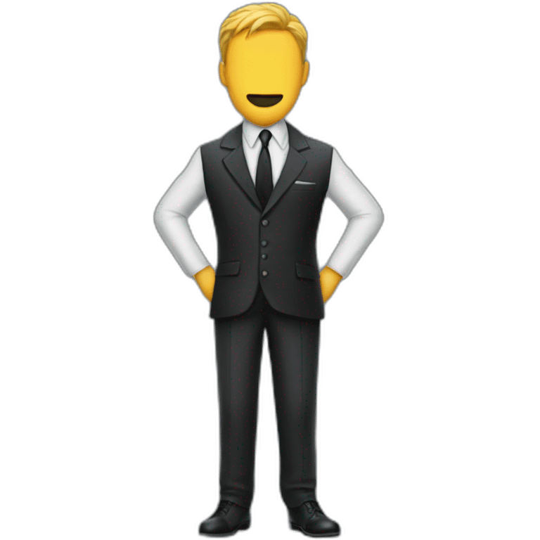 halloween hugo boss costume saluting ave cesar emoji