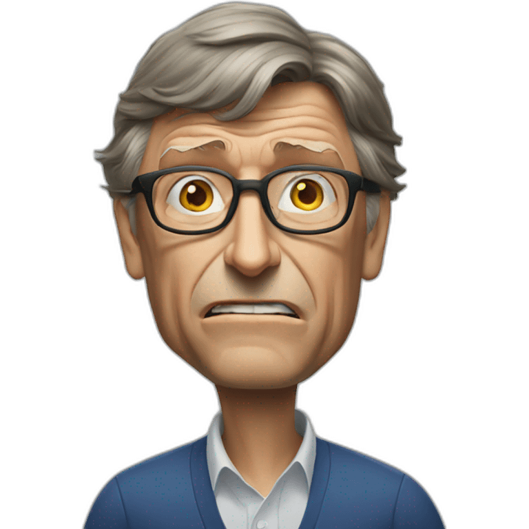 bill gates angry emoji