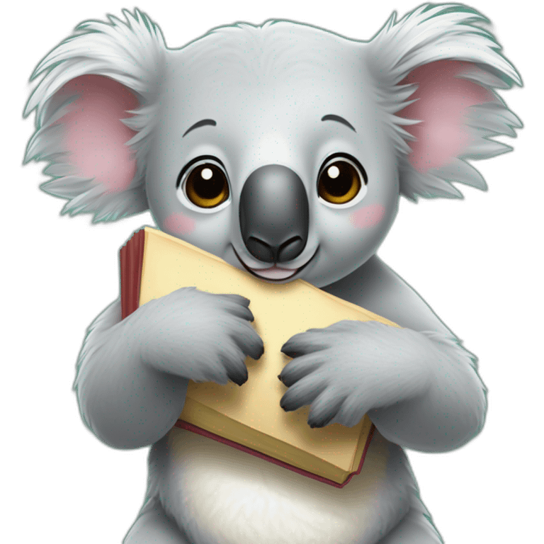 Koala hugging the word “Sara” emoji