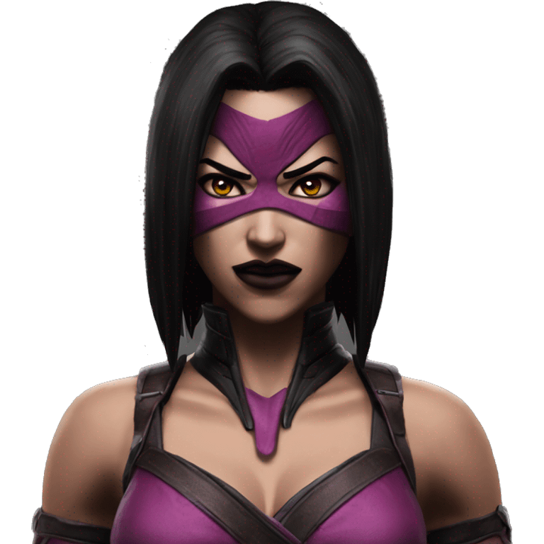 frightened Mileena Mortal Kombat X emoji