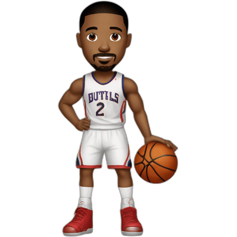 Michael B. Jordan as a Basketball Player  emoji