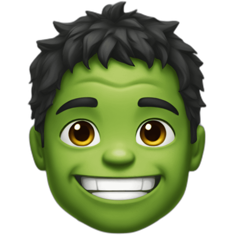 happy hulk kid emoji