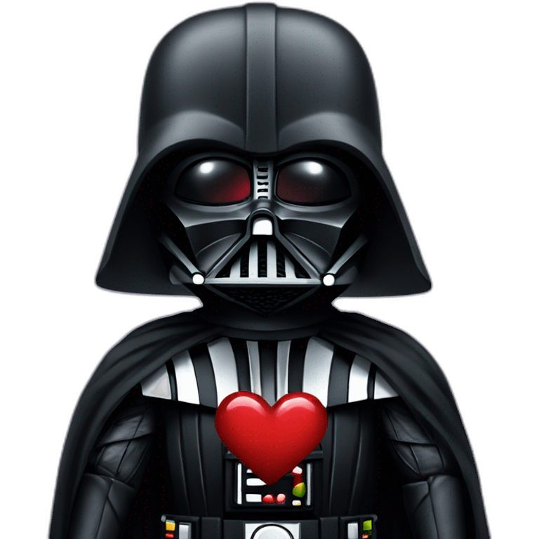 dard vader with heart emoji