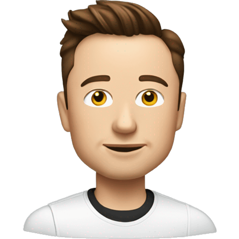 elon musk with a low taper fade emoji