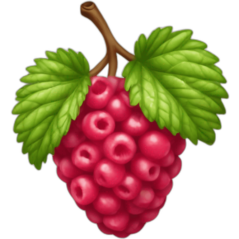 Rasberry rés emoji