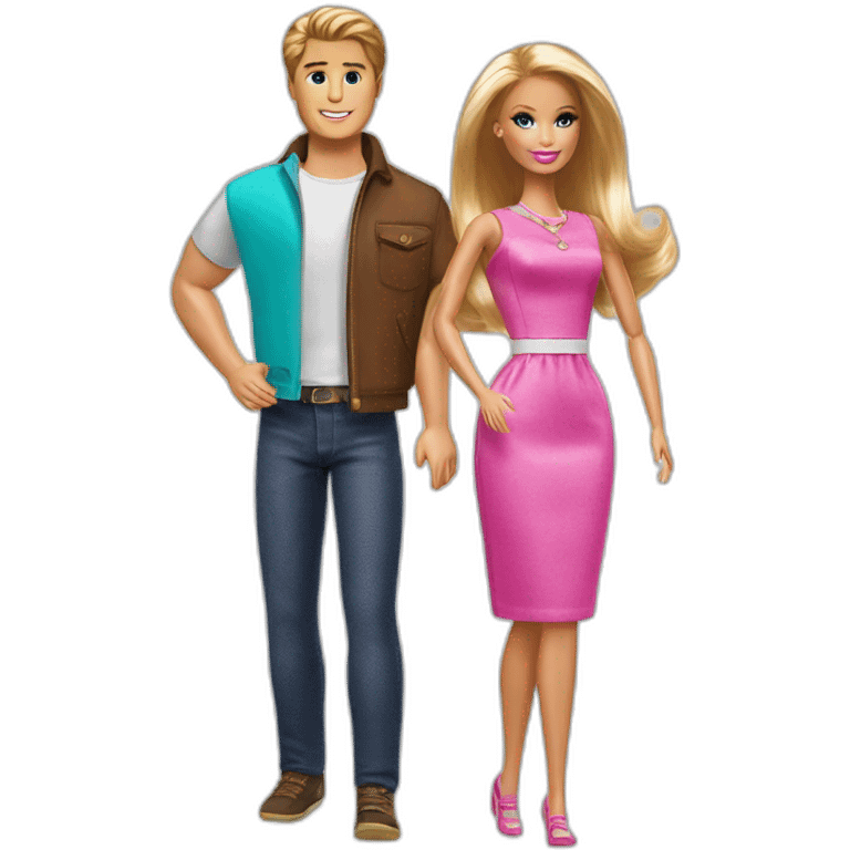 Barbie et ken emoji