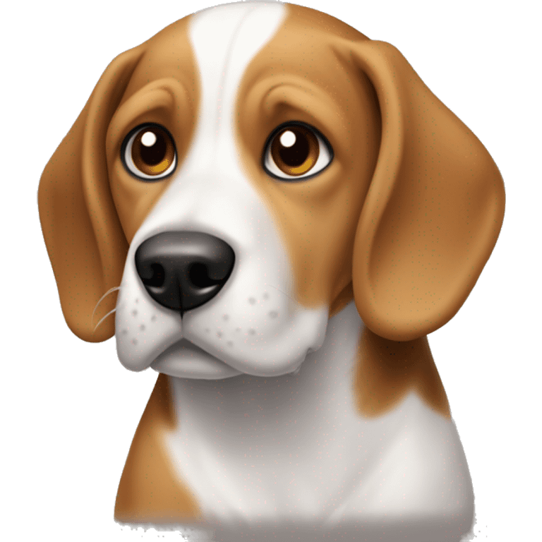 Dog mix Beagle bodeguero emoji