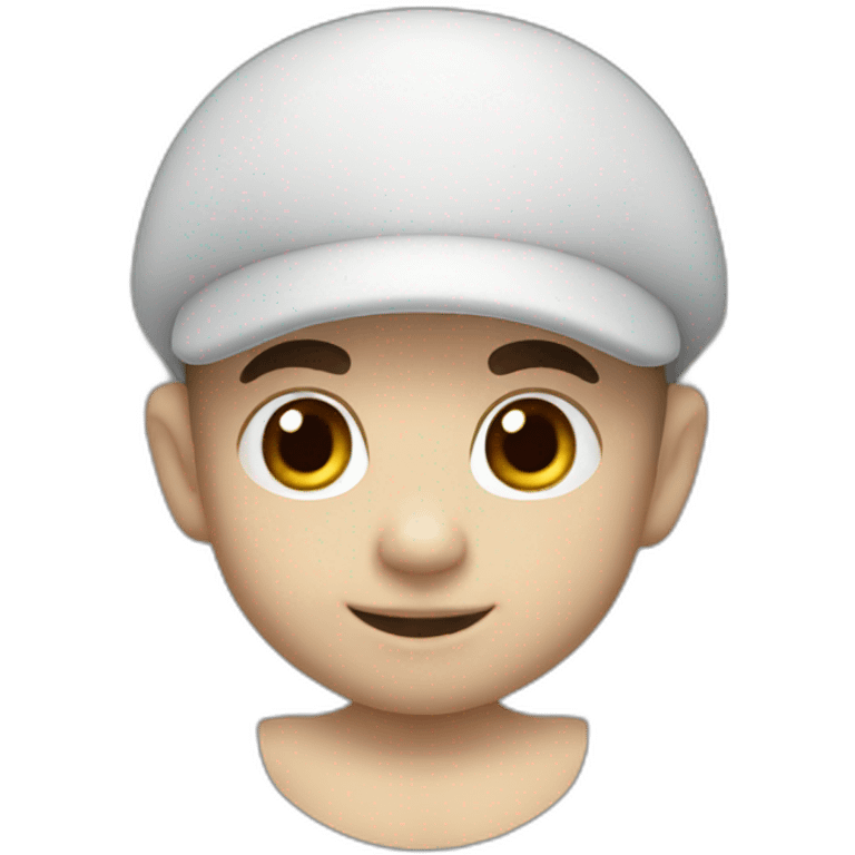 Baby Mario white emoji