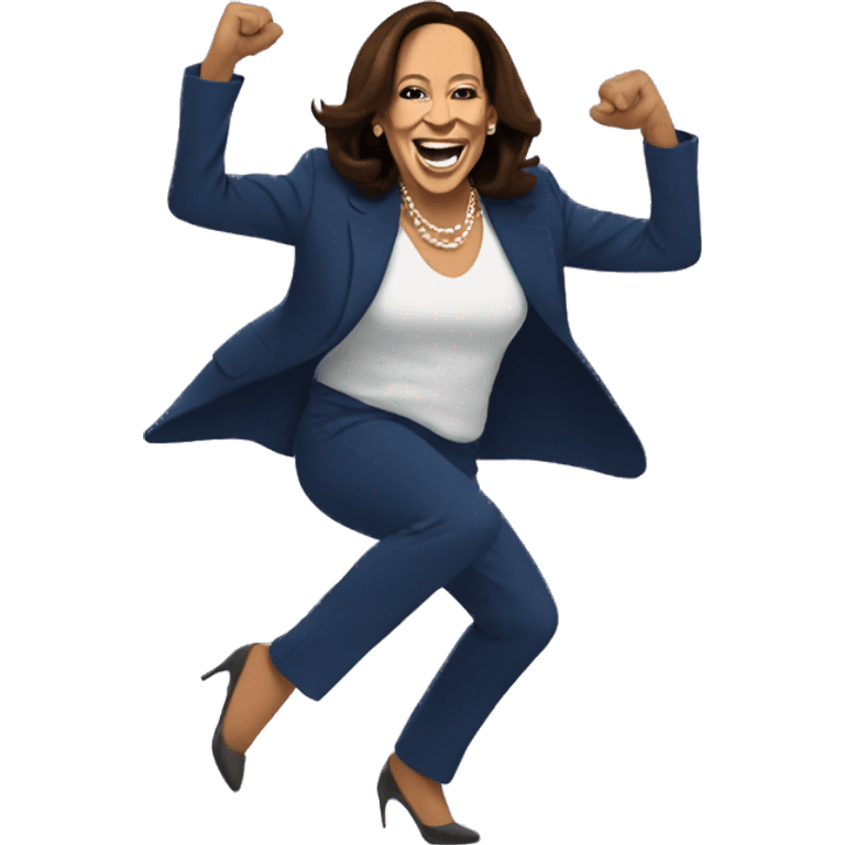 Kamala Harris dancing emoji