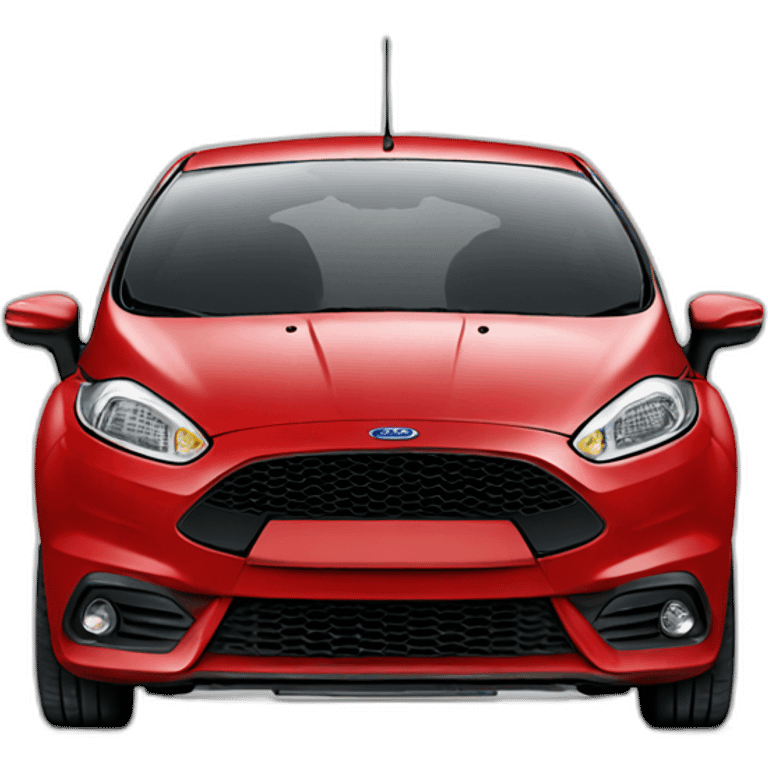 Ford fiesta st red emoji