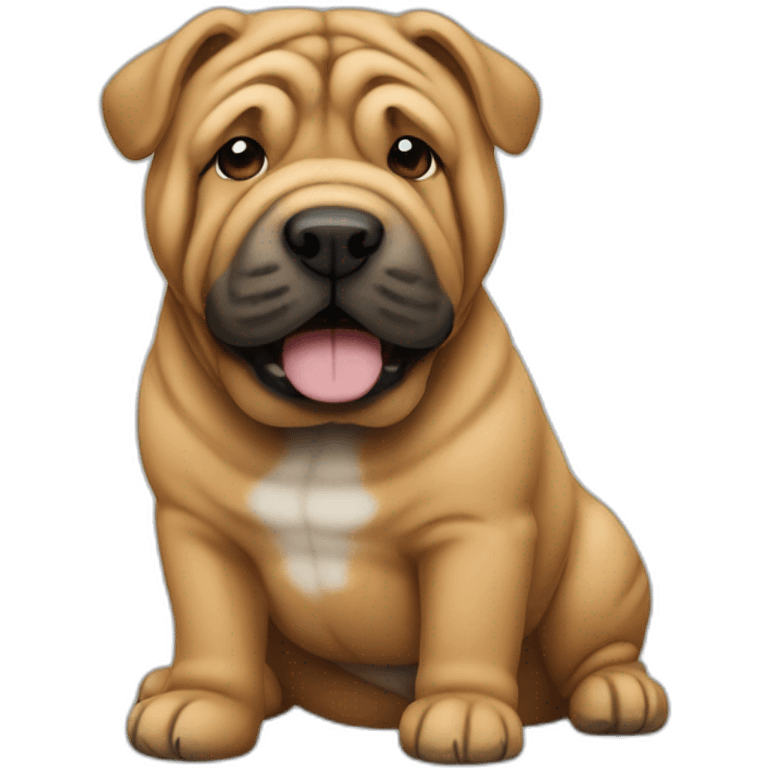 sharpei dog emoji