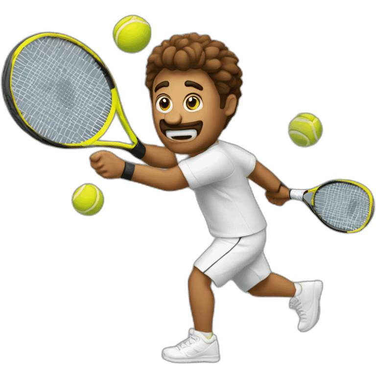 Purgid tenis spoonerised emoji