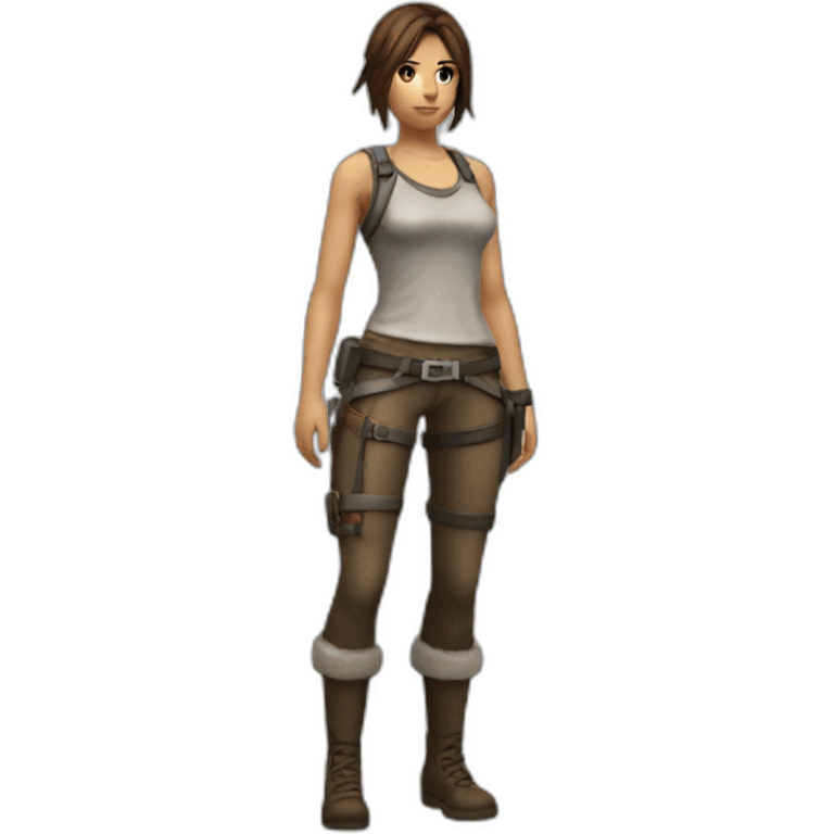 laracroft fullbody emoji