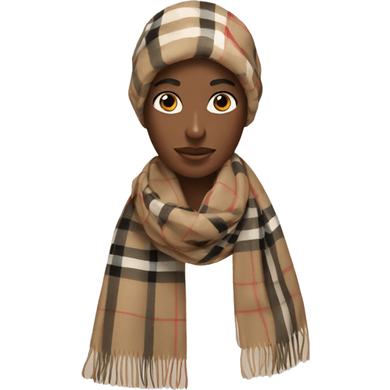 Burberry scarf emoji