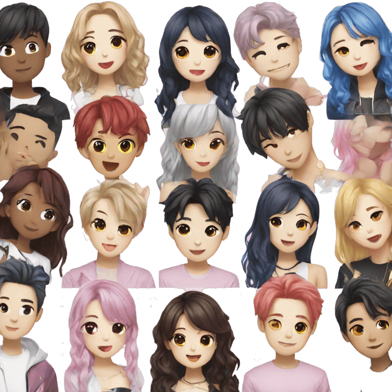 kpop idols emoji