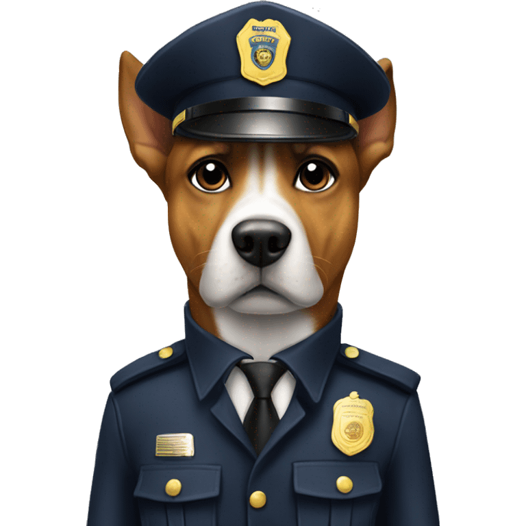 Dog cop emoji