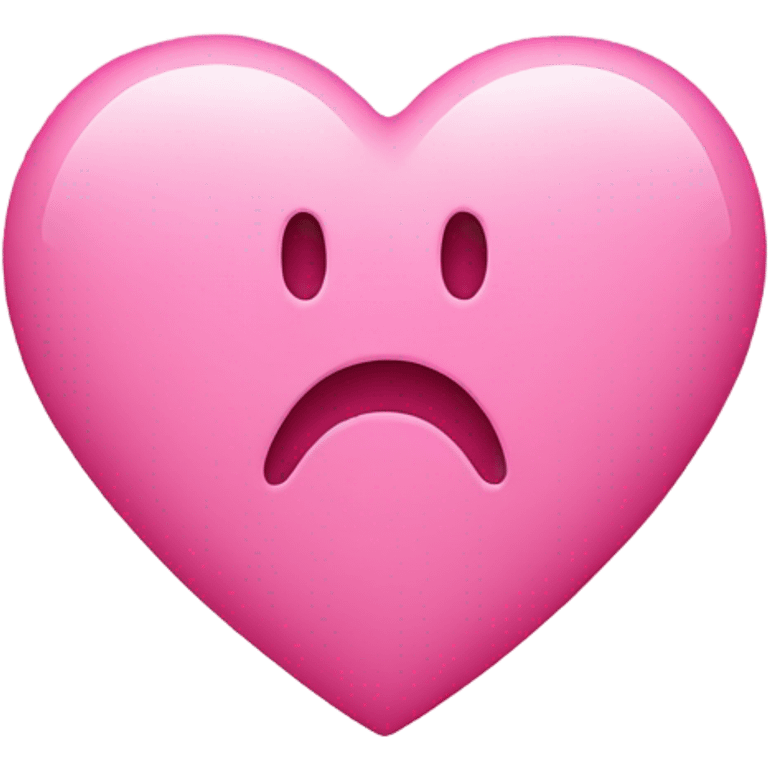 Pink heart with the letter ‘A’ inside it emoji