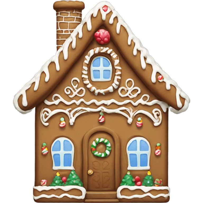 Ornate gingerbread house emoji