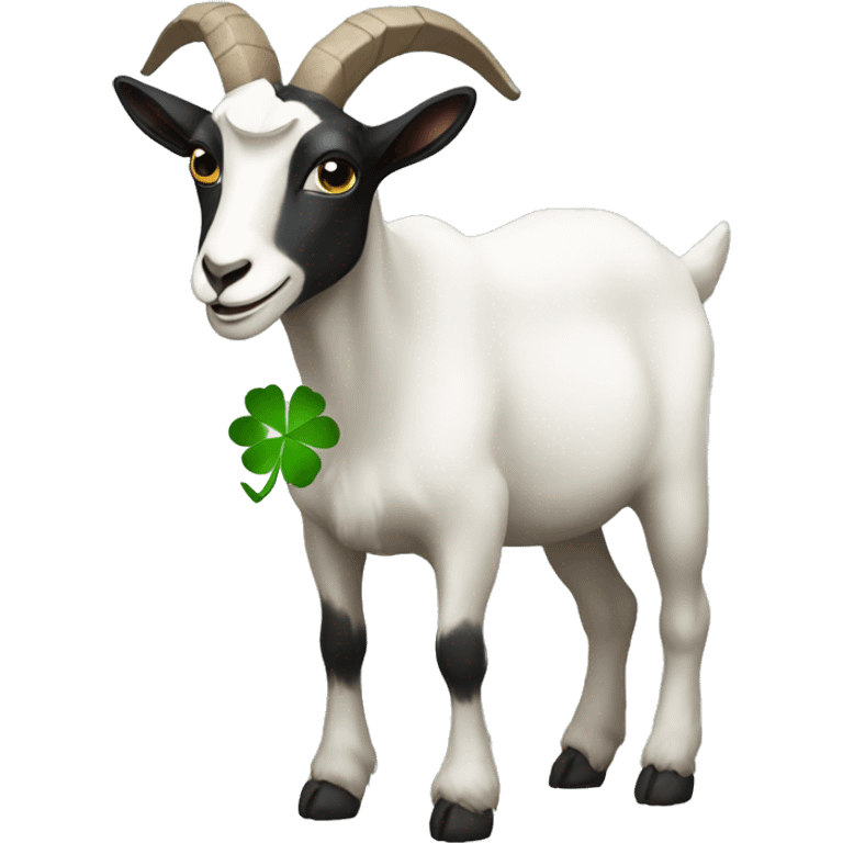 goat and clover emoji