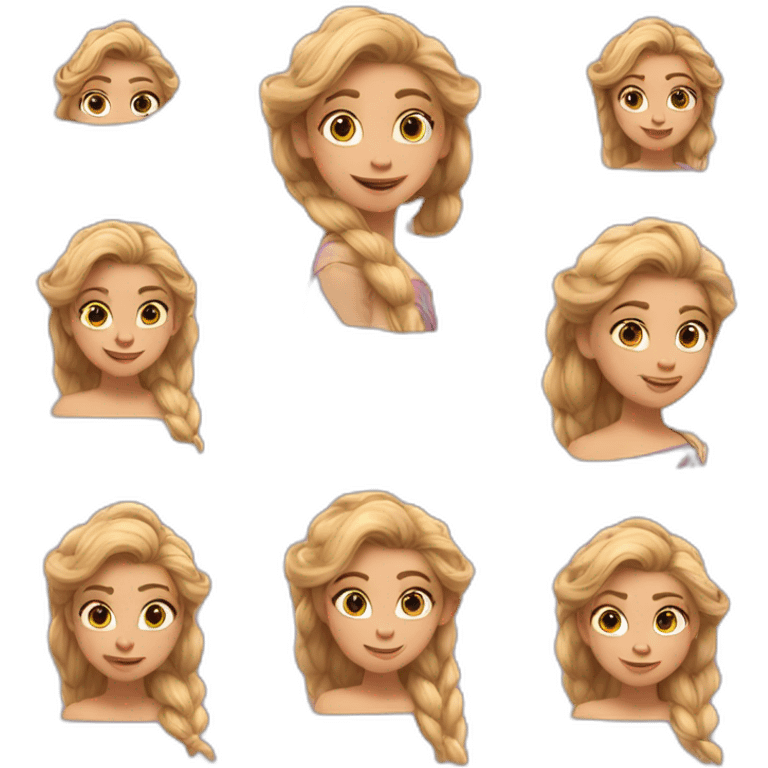 raiponce  emoji