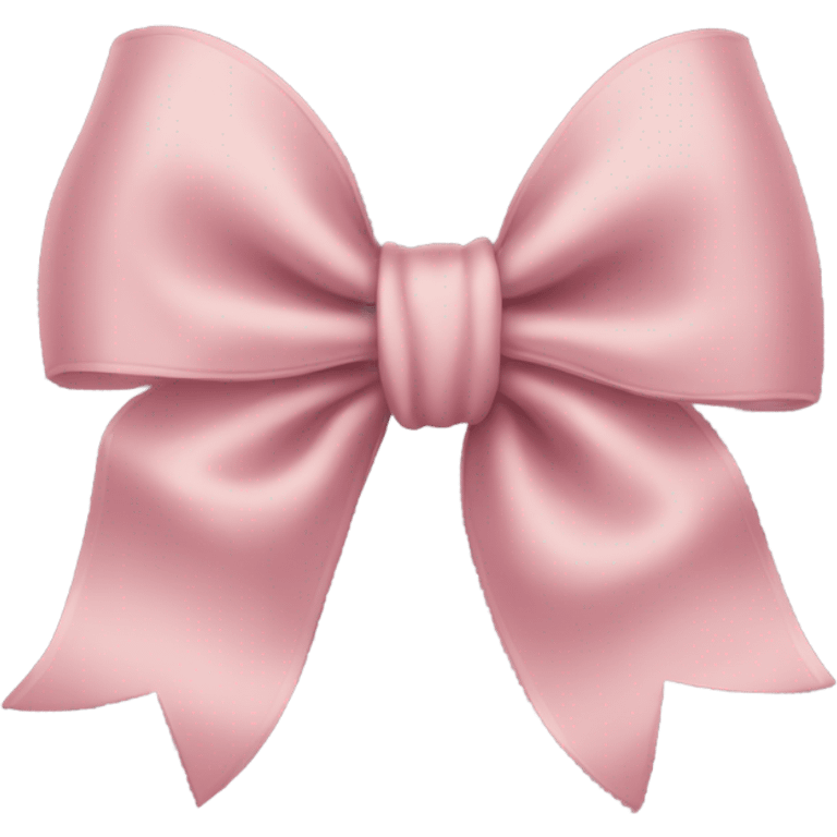 Dusty rose pink bow  emoji