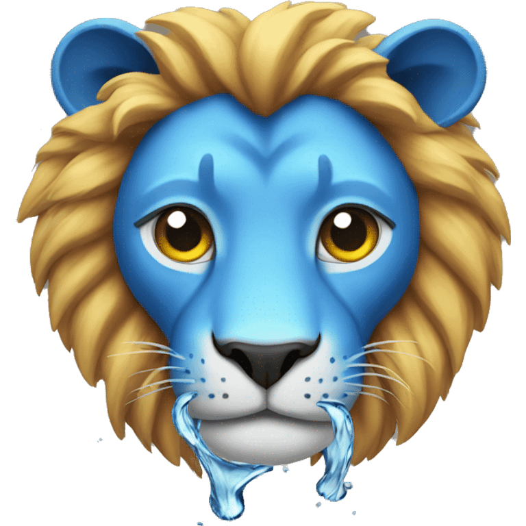  lion shaped water emoji