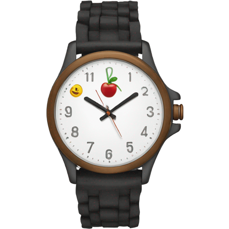 a watch on the hand emoji