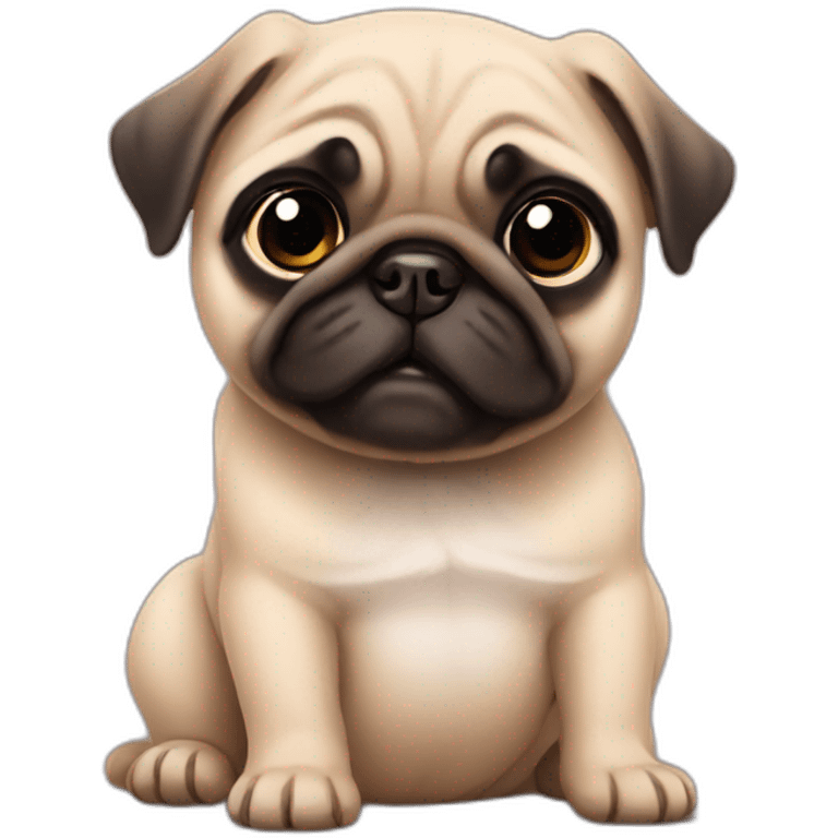 pug baby emoji