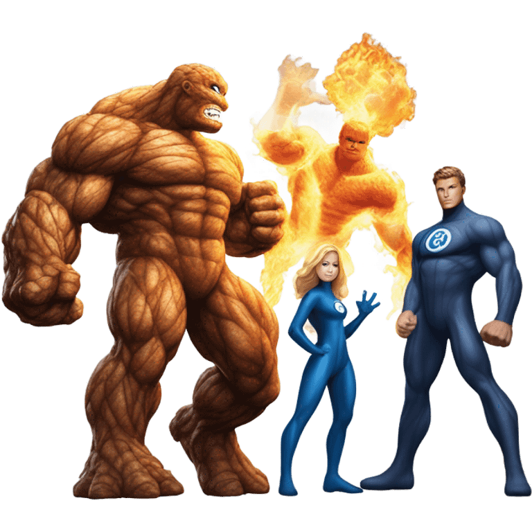 fantastic four team up together emoji