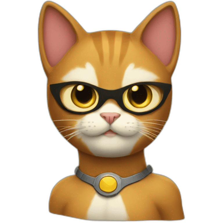 Super power cat emoji