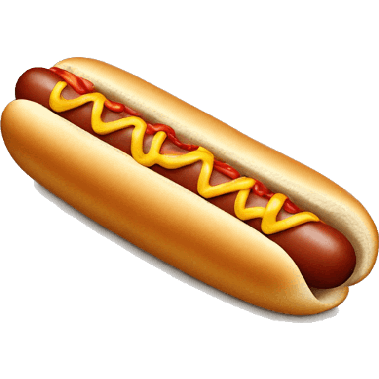 a hotdog emoji