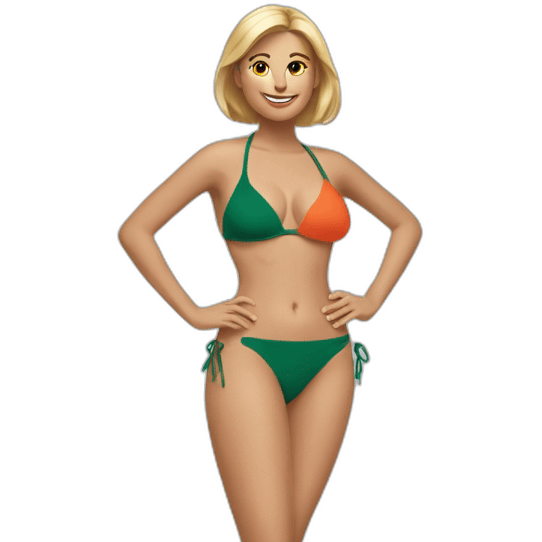 Macron bikini emoji