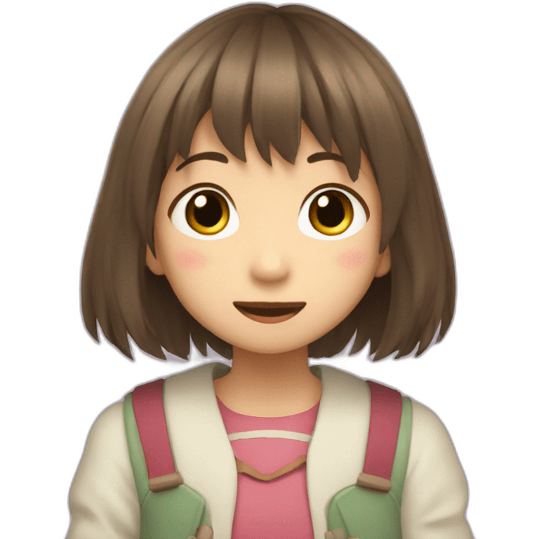 Cute chihiro  emoji