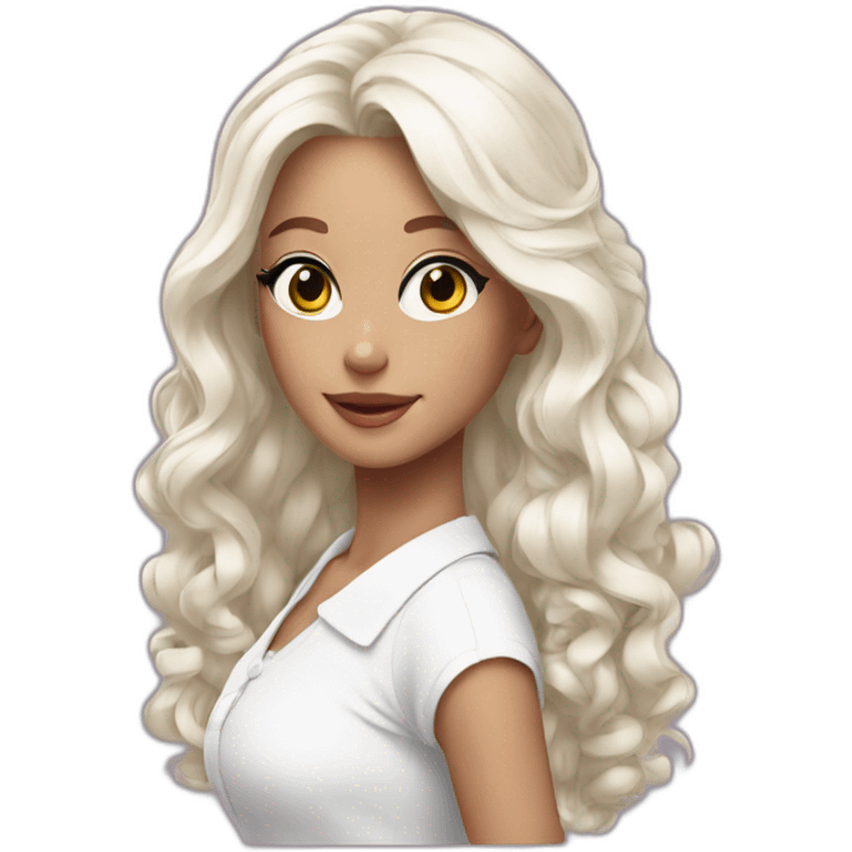 🎀 blanc amou emoji