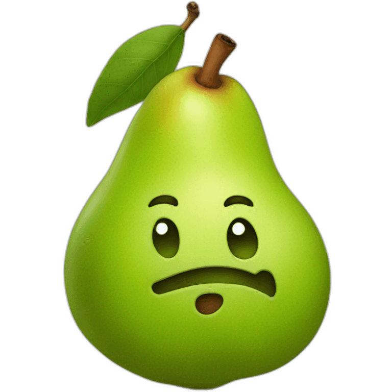 smoking pear emoji