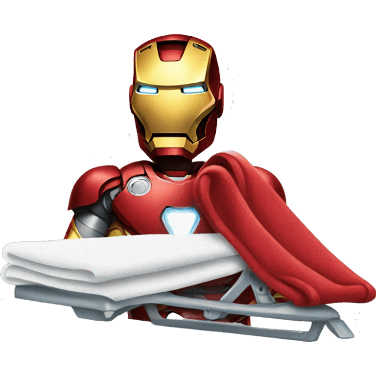 ironman ironing clothes emoji