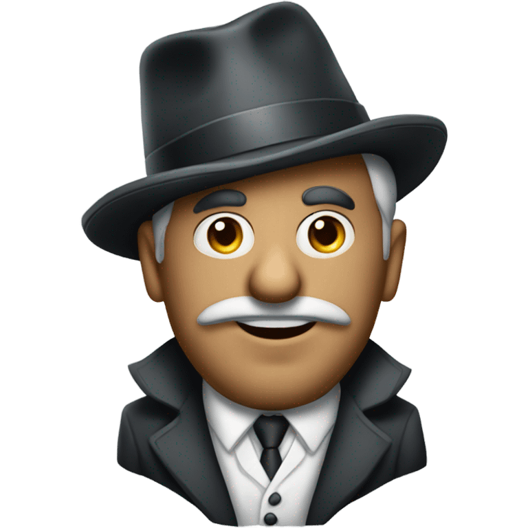 A snowman that’s an Italian mafia boss. emoji